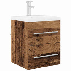 vidaXL Sink cabinet Old Wood 38.5 x 41 x 48 cm Engineered Wood 3