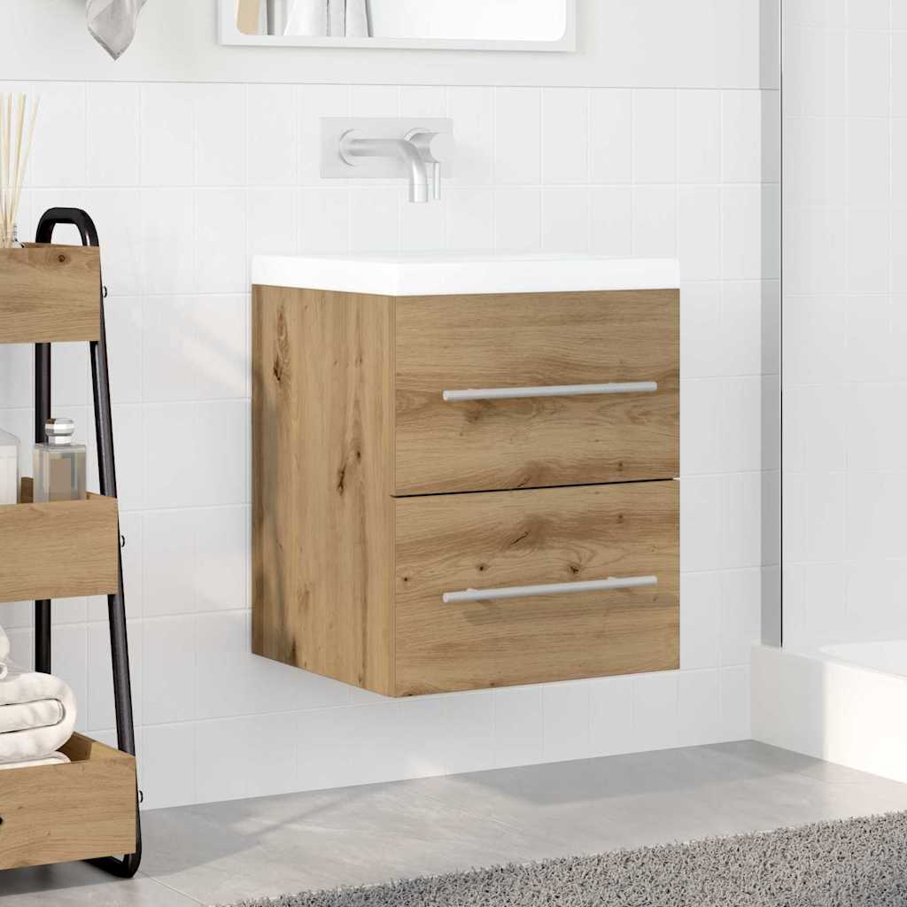 vidaXL Sink cabinet Artisan Oak 38.5 x 41 x 48 cm Engineered Wood 4