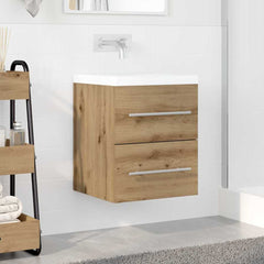 vidaXL Sink cabinet Artisan Oak 38.5 x 41 x 48 cm Engineered Wood 4