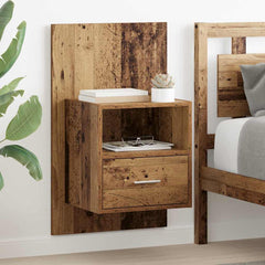 vidaXL Wall-mounted Bedside Cabinet