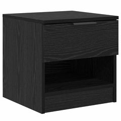 vidaXL Bed Cabinet 2 pcs Black Oak 40 x 39 x 40cm Engineered Wood 6