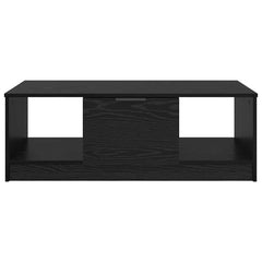vidaXL Coffee Table Black Oak 102 x 50 x 36cm Engineered Wood 6