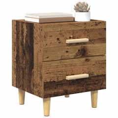 vidaXL Bed Cabinet Old Wood 40 x 35 x 47.5cm Engineered Wood 3