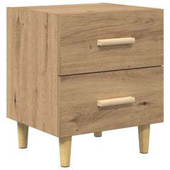 vidaXL Bed Cabinet Artisan Oak 40 x 35 x 47.5cm Engineered Wood 2