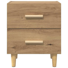 vidaXL Bed Cabinet Artisan Oak 40 x 35 x 47.5cm Engineered Wood 6