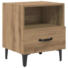 vidaXL Bedside Cabinet Artisan Oak 40 x 35 x 47.5 cm Engineered Wood 2