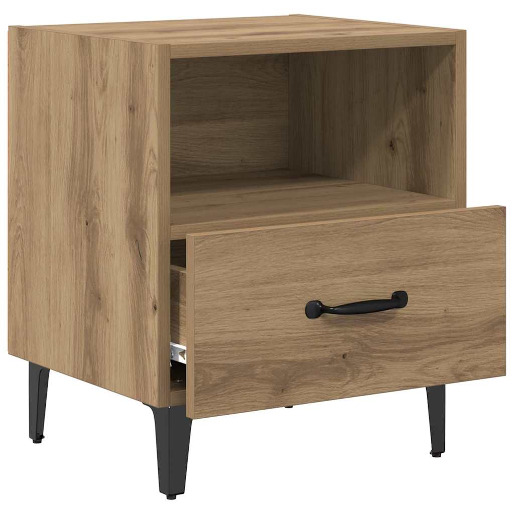 vidaXL Bedside Cabinet Artisan Oak 40 x 35 x 47.5 cm Engineered Wood 5