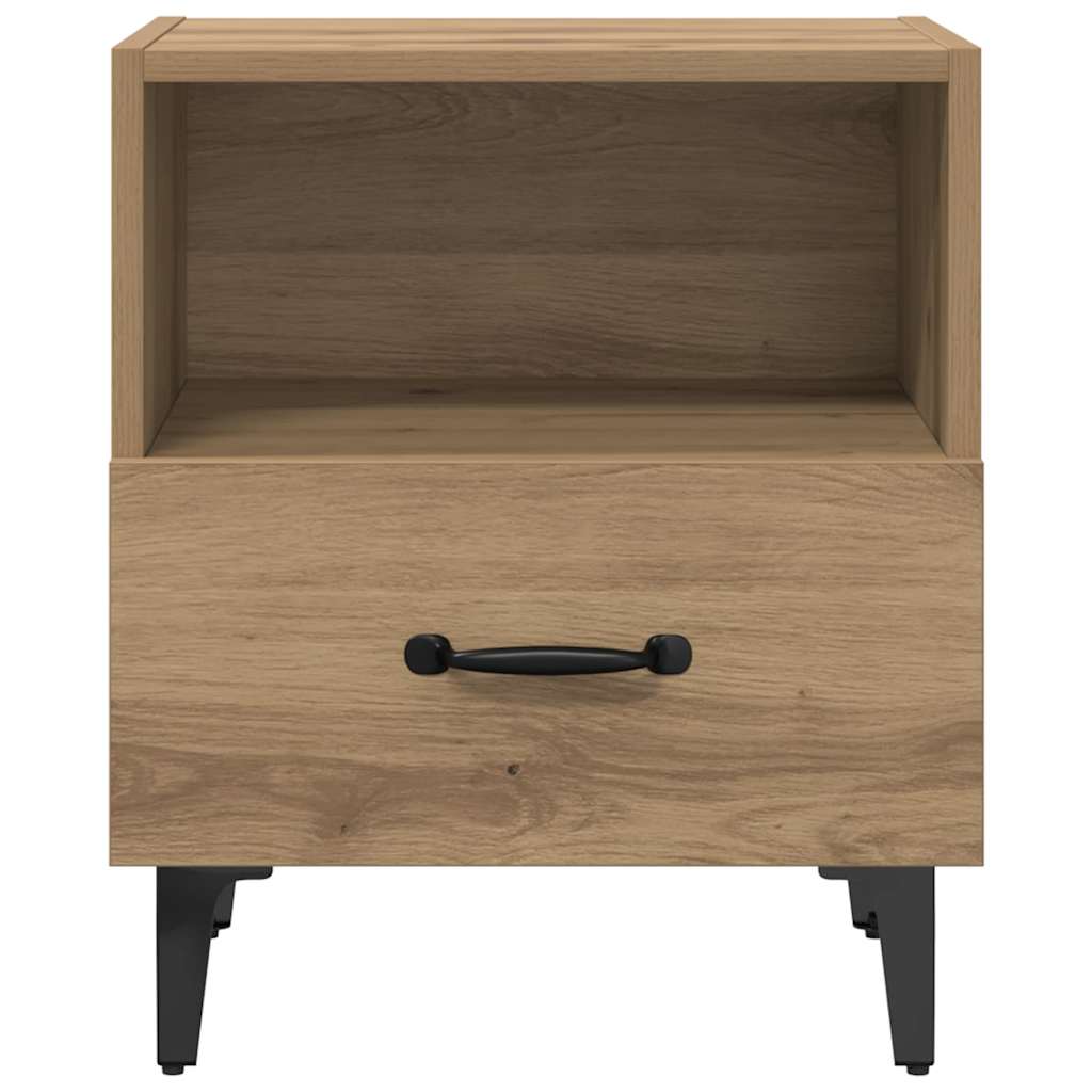 vidaXL Bedside Cabinet Artisan Oak 40 x 35 x 47.5 cm Engineered Wood 6