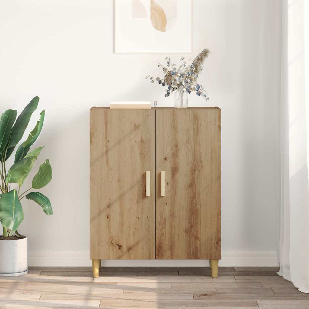 vidaXL Sideboard Artisan Oak 70 x 34 x 90 cm Engineered Wood 4