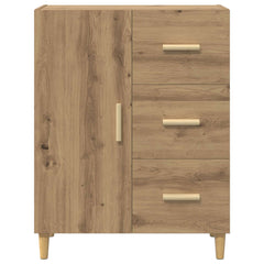 vidaXL Sideboard Artisan Oak 34 x 69.5 x 90 cm Engineered Wood 6