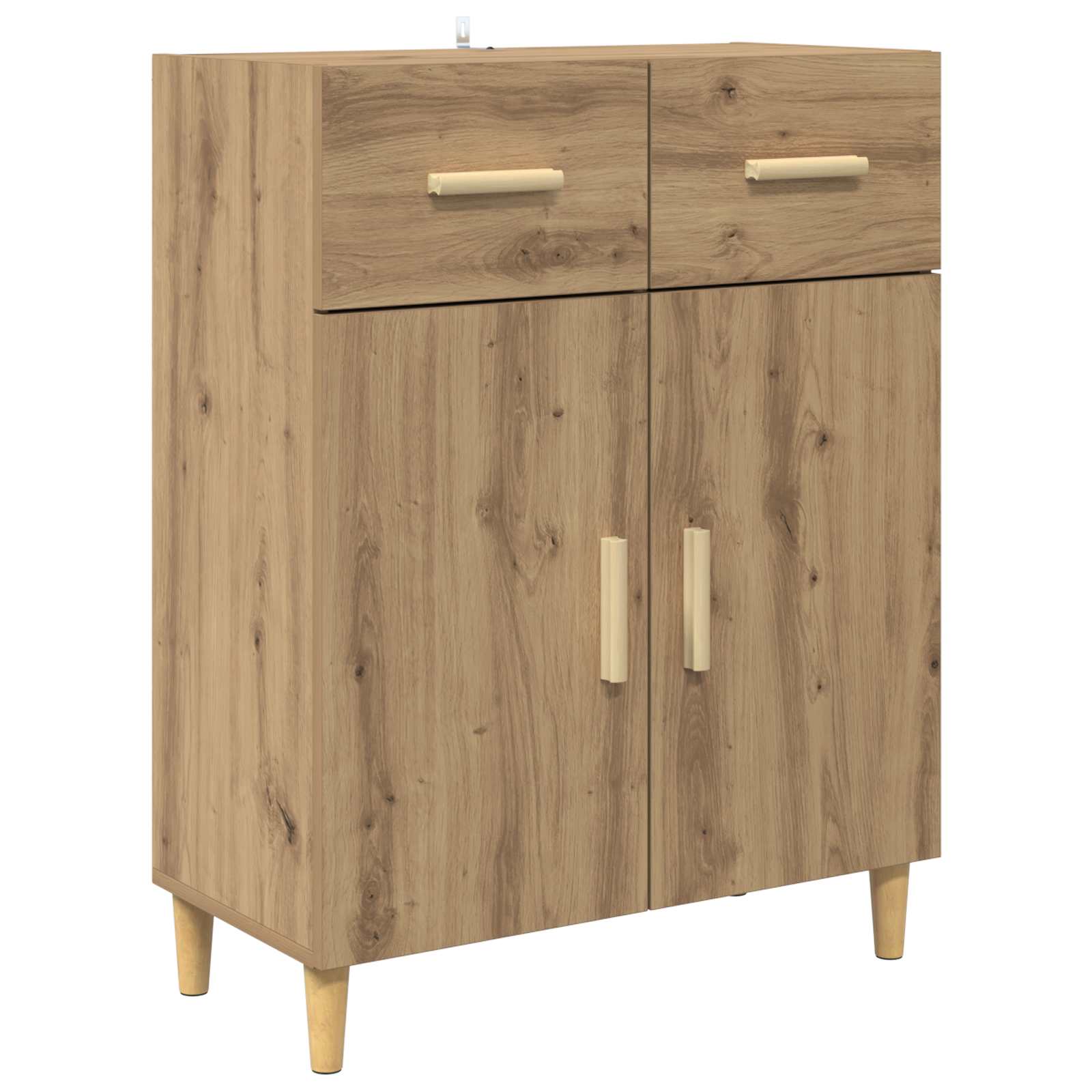 vidaXL Sideboard Artisan oak 34 x 69.5 x 89 cm Engineered Wood 2