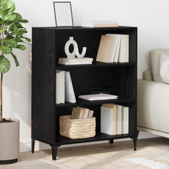 vidaXL Sideboard Black Oak 69.5 x 32.5 x 90 cm Engineered Wood 1