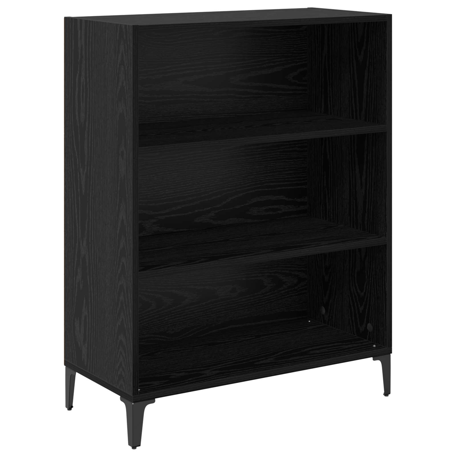 vidaXL Sideboard Black Oak 69.5 x 32.5 x 90 cm Engineered Wood 2