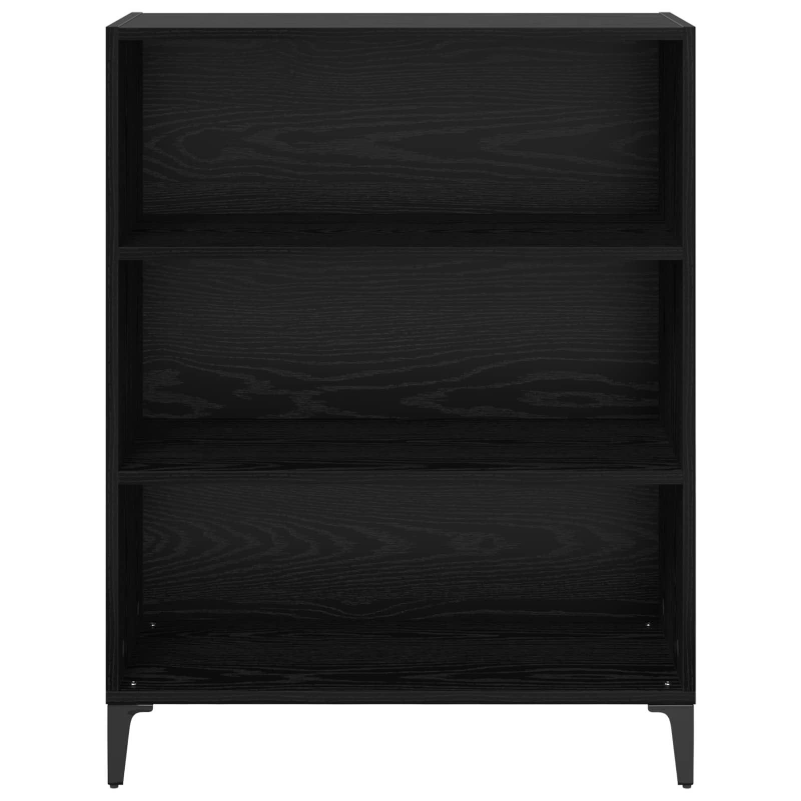 vidaXL Sideboard Black Oak 69.5 x 32.5 x 90 cm Engineered Wood 5