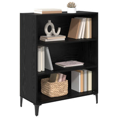 vidaXL Sideboard Black Oak 69.5 x 32.5 x 90 cm Engineered Wood 3