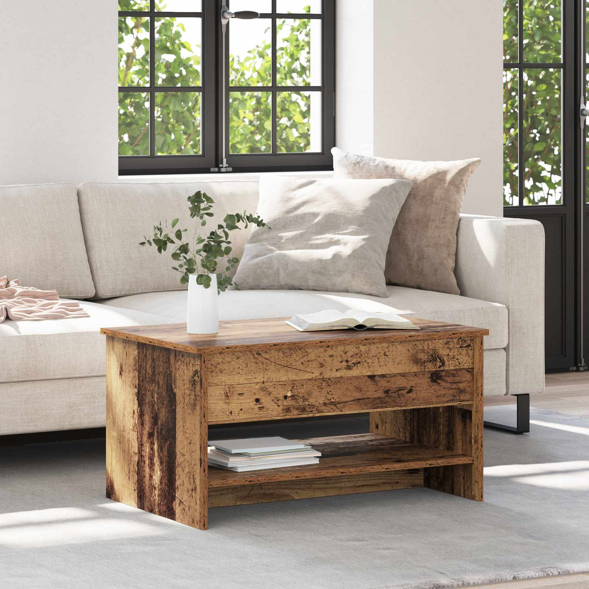 vidaXL Coffee Table 80x50x40 cm Engineered Wood