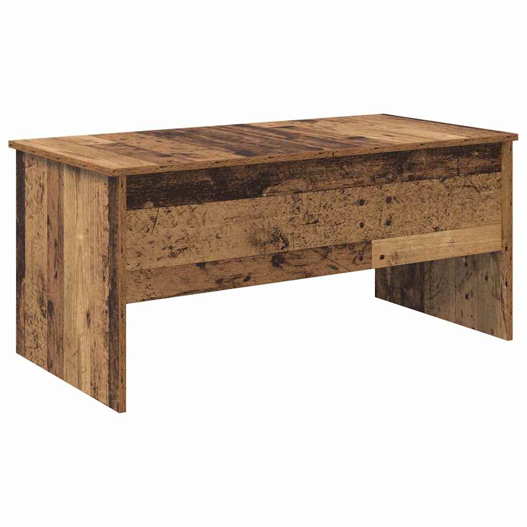 vidaXL Coffee Table Old Wood 102 x 50.5 x 46.5 cm Engineered Wood 2