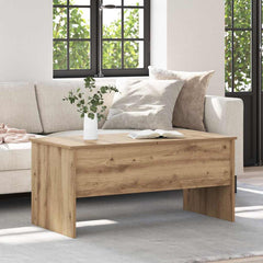 vidaXL Coffee Table Artisan Oak 102 x 50.5 x 46.5 cm Engineered Wood 1