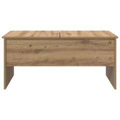 vidaXL Coffee Table Artisan Oak 102 x 50.5 x 46.5 cm Engineered Wood 6