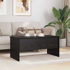 vidaXL Coffee Table Black Oak 102 x 50.5 x 46.5 cm Engineered Wood 4