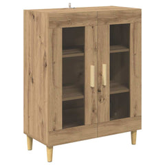 vidaXL Sideboard Artisan Oak 69.5 x 34 x 90 cm Engineered Wood 2