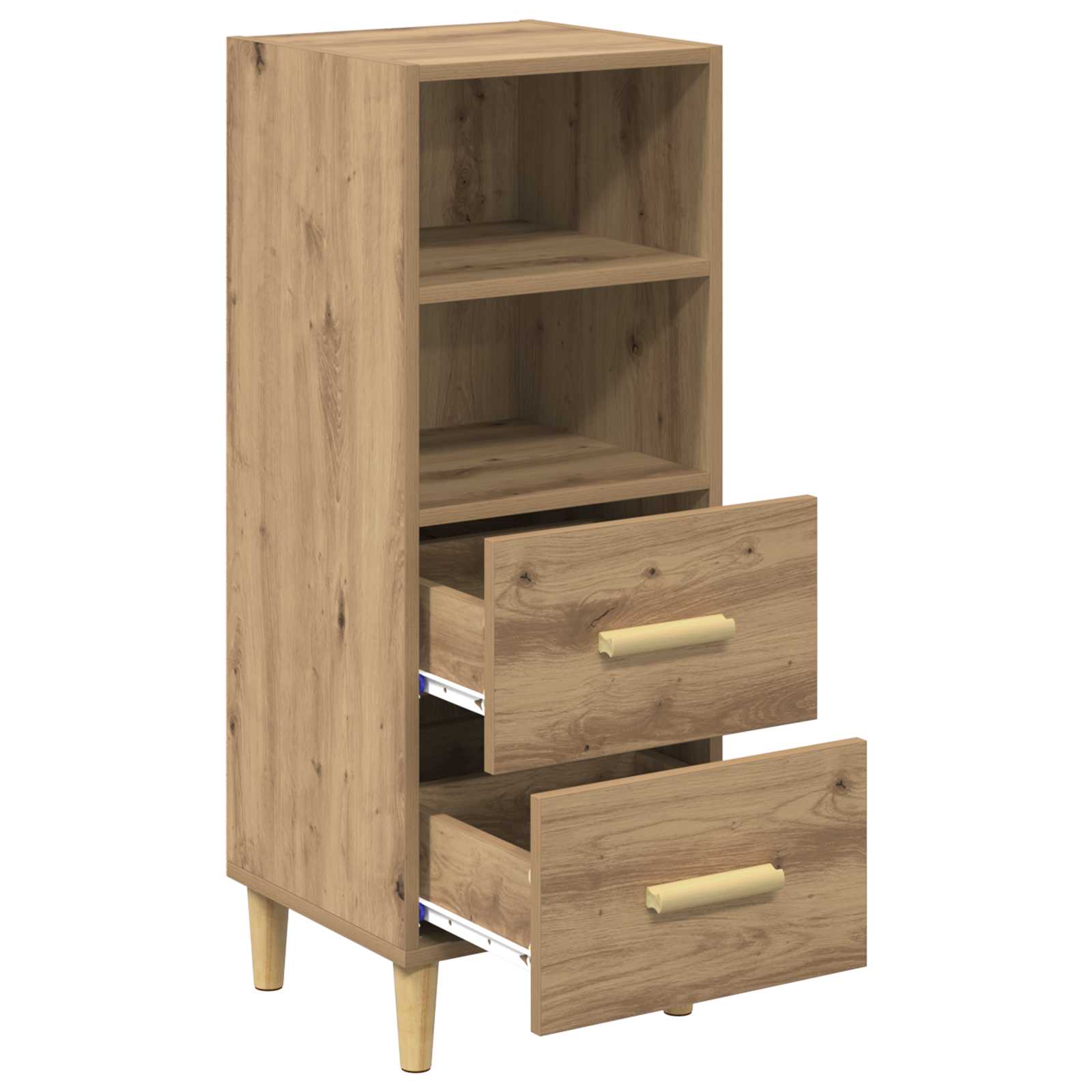 vidaXL Sideboard Artisan oak 34 x 34.5 x 90 cm Engineered Wood 5