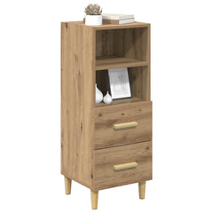 vidaXL Sideboard Artisan oak 34 x 34.5 x 90 cm Engineered Wood 3