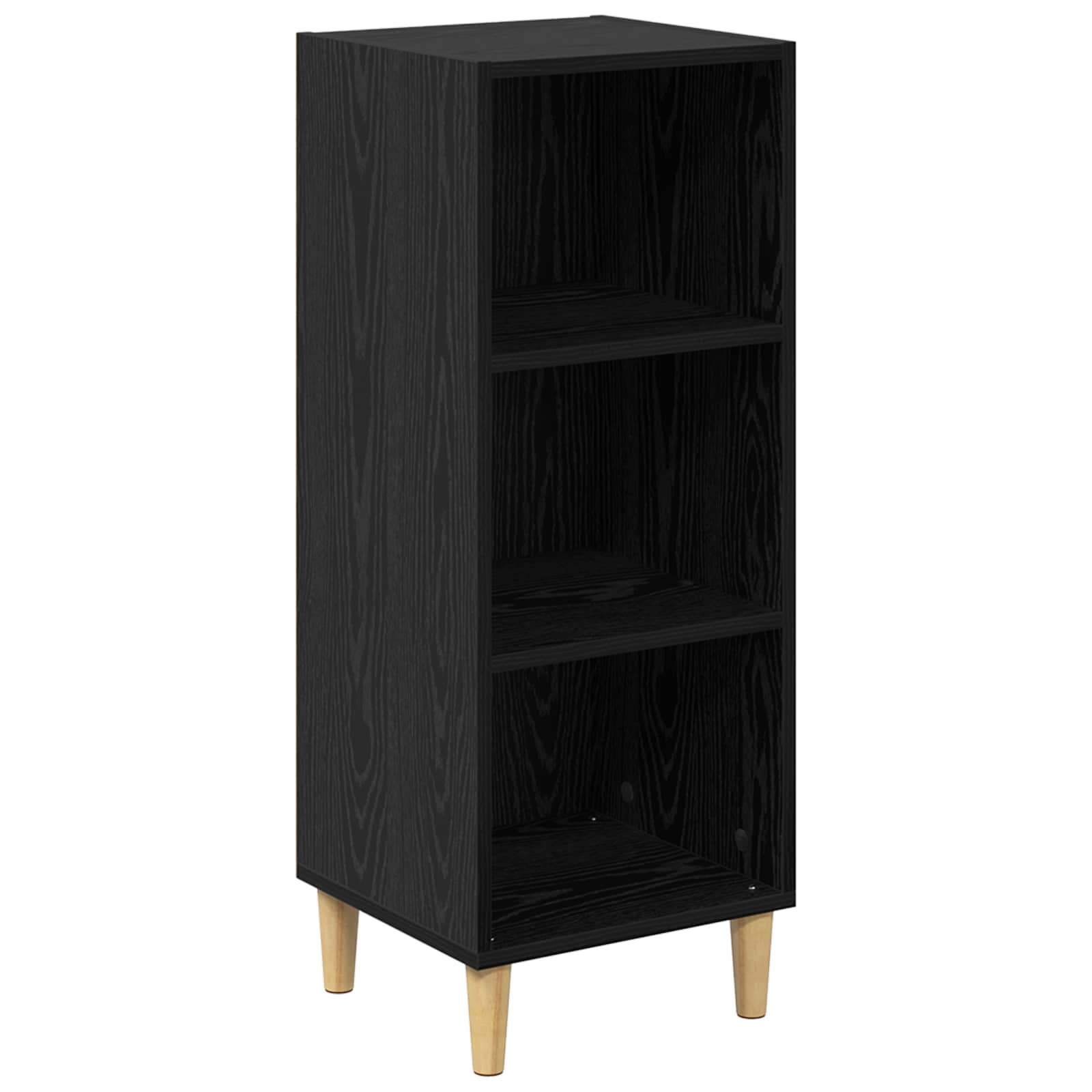 vidaXL Sideboard Black Oak 34.5 x 32.5 x 90 cm Engineered Wood 2