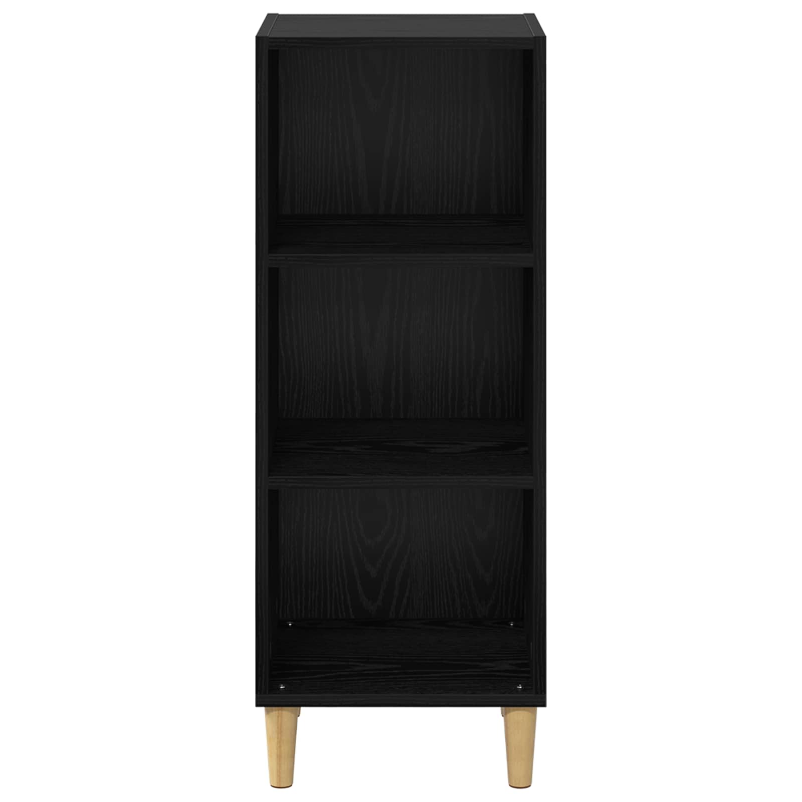 vidaXL Sideboard Black Oak 34.5 x 32.5 x 90 cm Engineered Wood 5