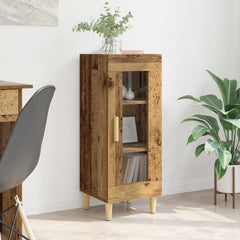 vidaXL Sideboard Old Wood 34.5 x 32.5 x 90 cm Engineered Wood 1