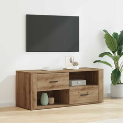 vidaXL TV Cabinet 100 x 35 x 40 cm Artisan Oak Engineered Wood 1