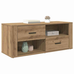 vidaXL TV Cabinet 100 x 35 x 40 cm Artisan Oak Engineered Wood 3