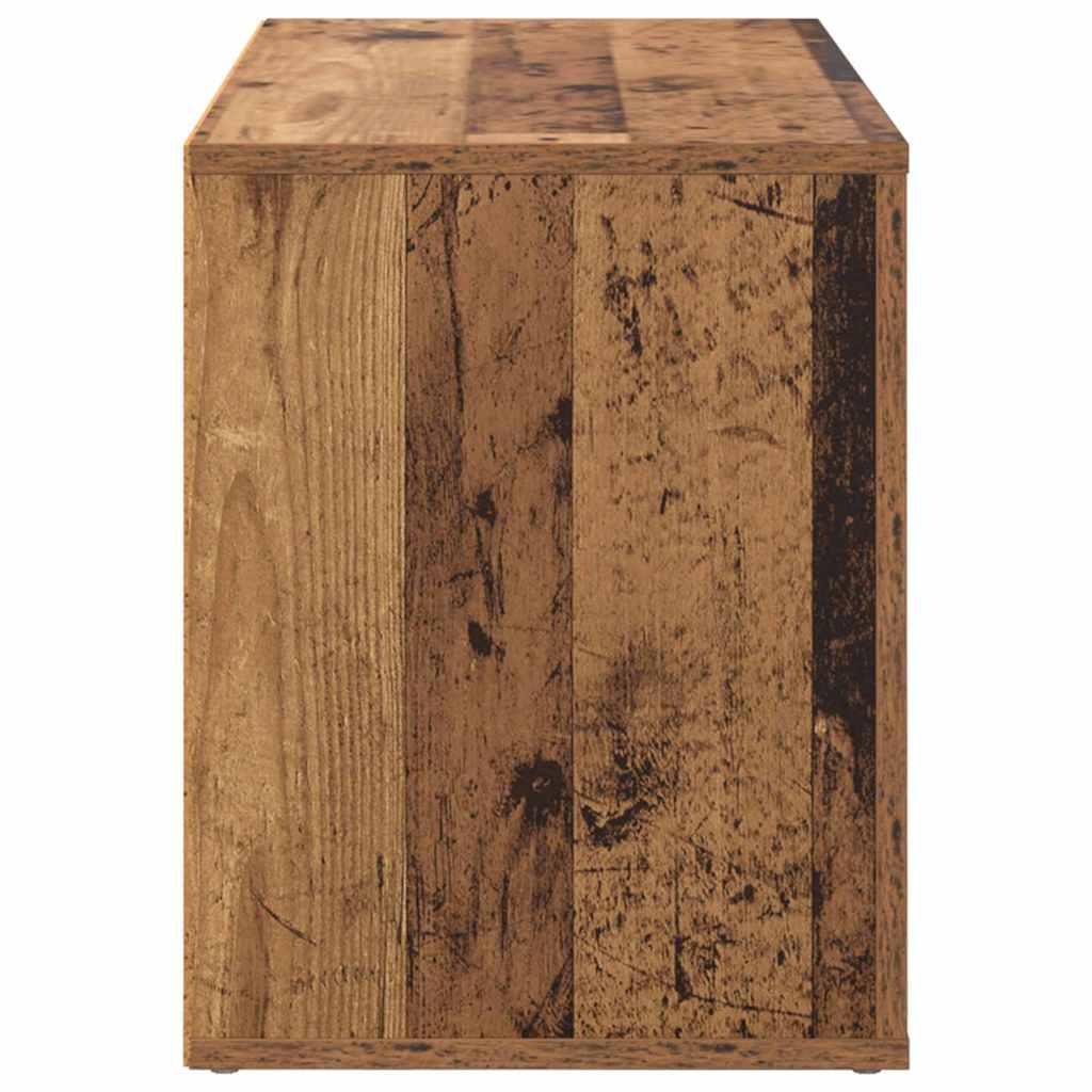 vidaXL Shoe Rack 75 x 35 x 45 cm Engineered Wood Old wood 6
