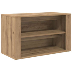 vidaXL Shoe Rack 75 x 35 x 45 cm Engineered Wood Artisan oak 2