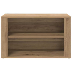vidaXL Shoe Rack 75 x 35 x 45 cm Engineered Wood Artisan oak 5