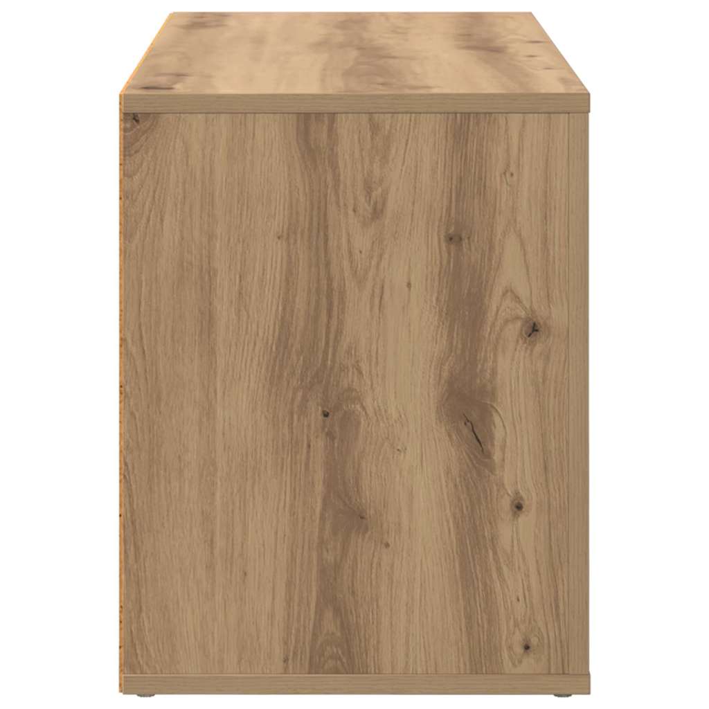 vidaXL Shoe Rack 75 x 35 x 45 cm Engineered Wood Artisan oak 6