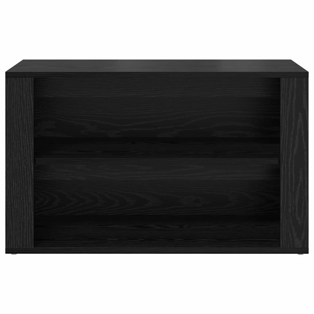 vidaXL Shoe Rack 75 x 35 x 45 cm Engineered Wood Black oak 5