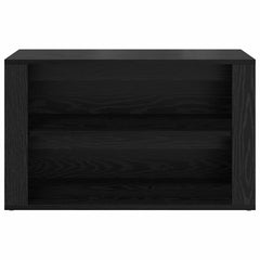 vidaXL Shoe Rack 75 x 35 x 45 cm Engineered Wood Black oak 5