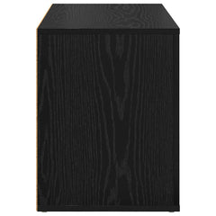 vidaXL Shoe Rack 75 x 35 x 45 cm Engineered Wood Black oak 6