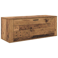 vidaXL Shoe Cabinet 100 x 35 x 38 cm Engineered Wood Old Wood 2
