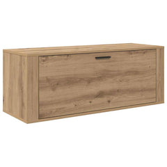 vidaXL Shoe Cabinet 100 x 35 x 38 cm Engineered Wood Artisan Oak 2