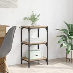 vidaXL Book Cabinet 3-Tier 40 x 33 x 70.5 cm Engineered wood 1
