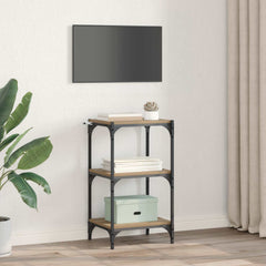 vidaXL Book Cabinet 3-Tier 40 x 33 x 70.5 cm Engineered wood 4