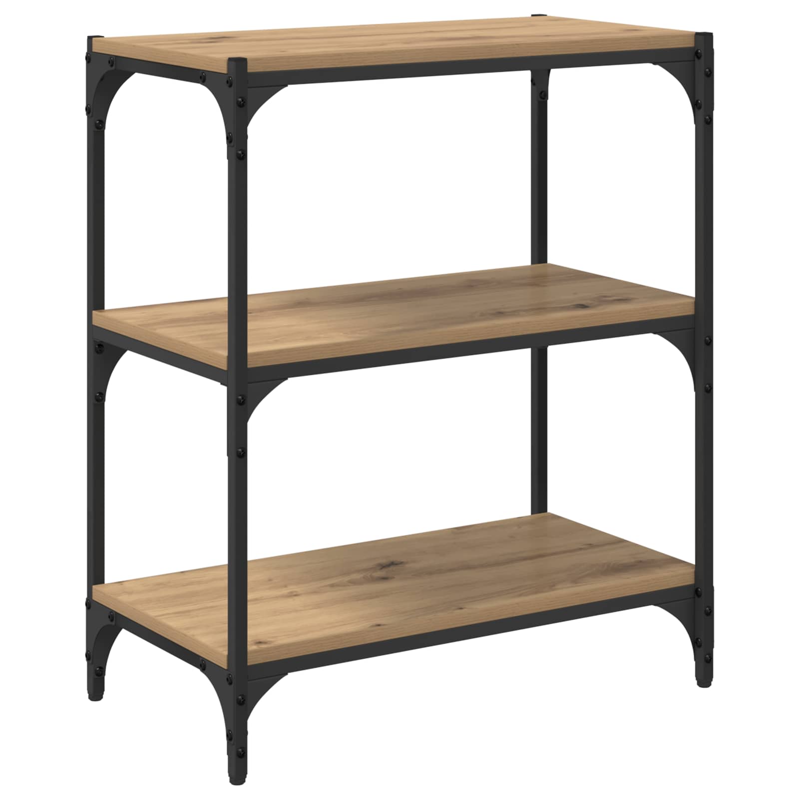 vidaXL Book Cabinet 3-Tier 60 x 33 x 70.5 cm Engineered wood 2