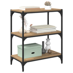 vidaXL Book Cabinet 3-Tier 60 x 33 x 70.5 cm Engineered wood 3