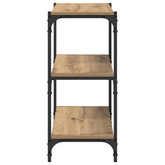 vidaXL Book Cabinet 3-Tier 60 x 33 x 70.5 cm Engineered wood 6