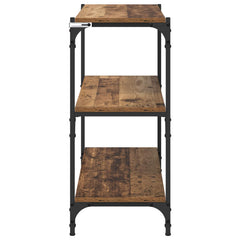 vidaXL Book Cabinet Old Wood 80 x 33 x 70.5 cm 6