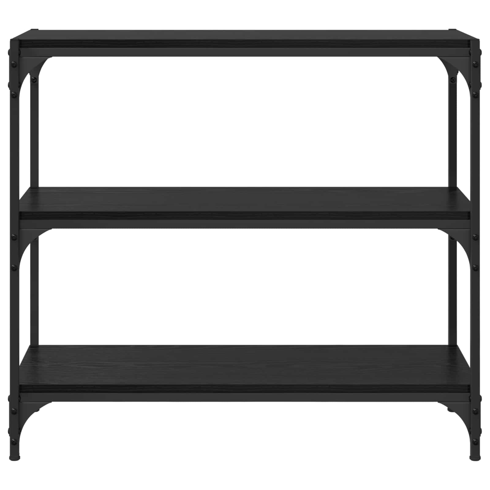vidaXL Book Cabinet Black Oak 80 x 33 x 70.5 cm 5
