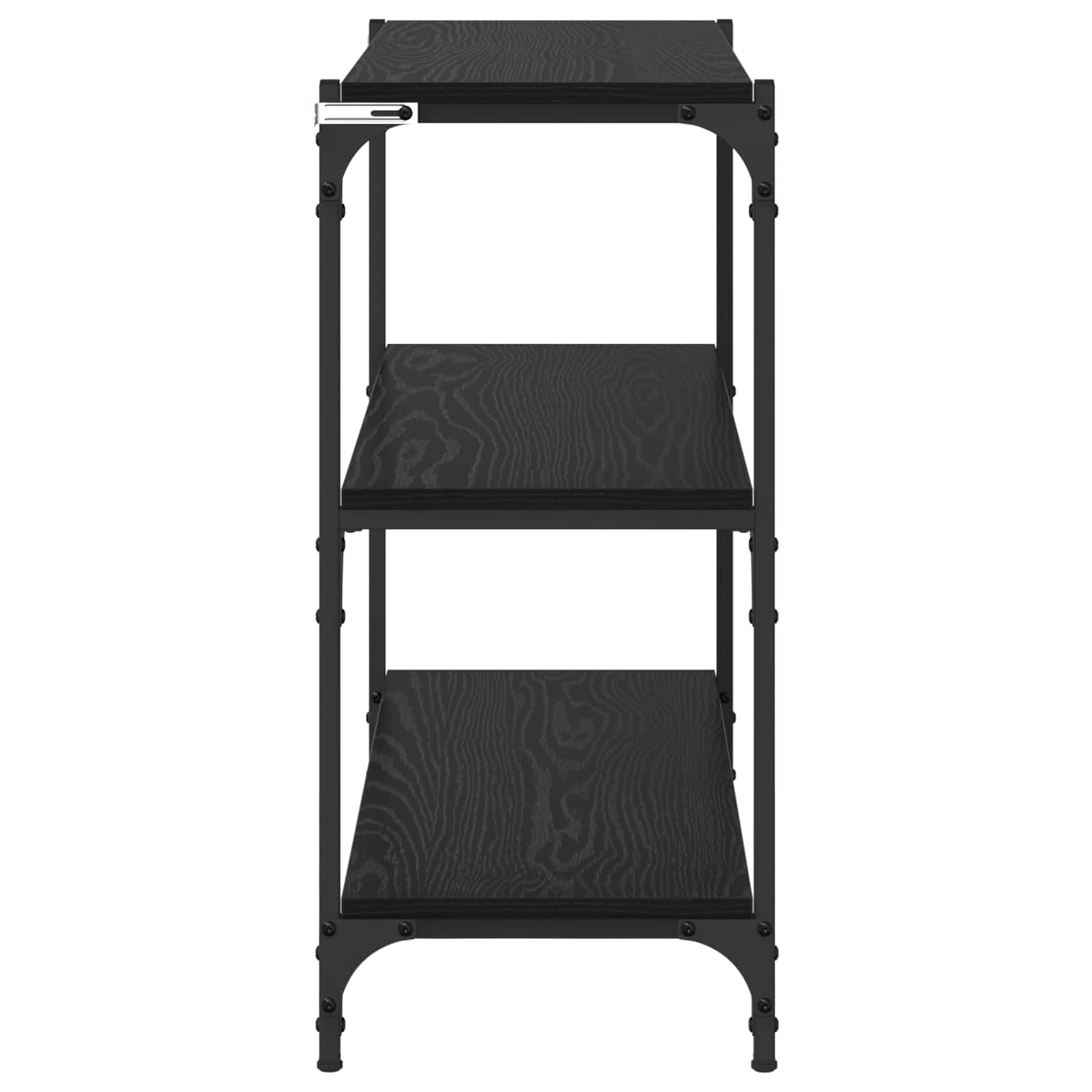 vidaXL Book Cabinet Black Oak 80 x 33 x 70.5 cm 6