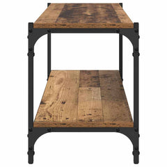 vidaXL TV Cabinet Old Wood 100 x 33 x 41 cm Engineered Wood and Iron 6